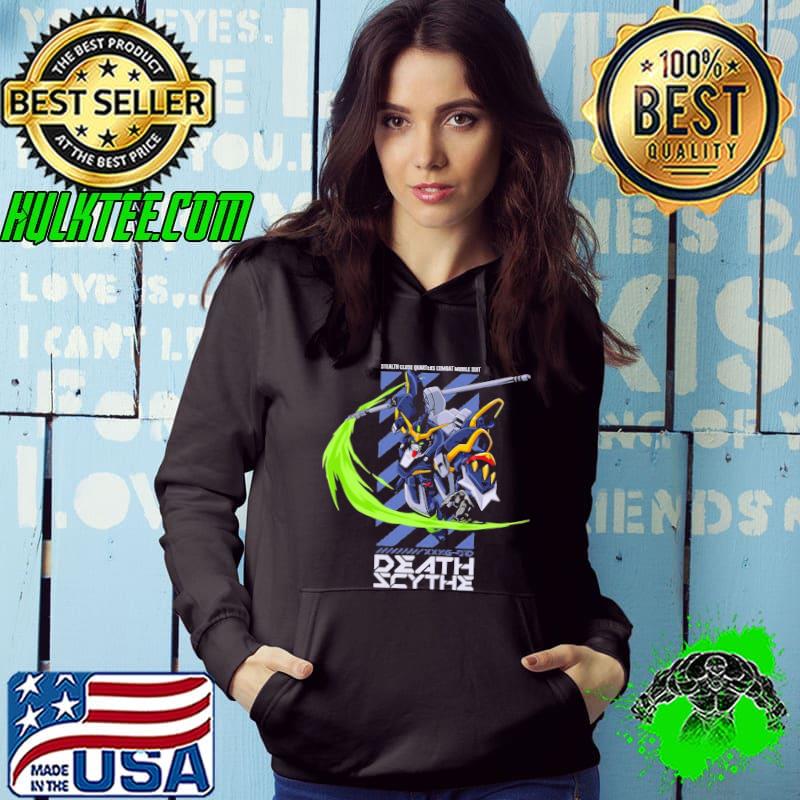 Deathscythe graphic mobile suit gundam classic s Hoodie Deathscythe graphic mobile suit gundam classic s Hoodie