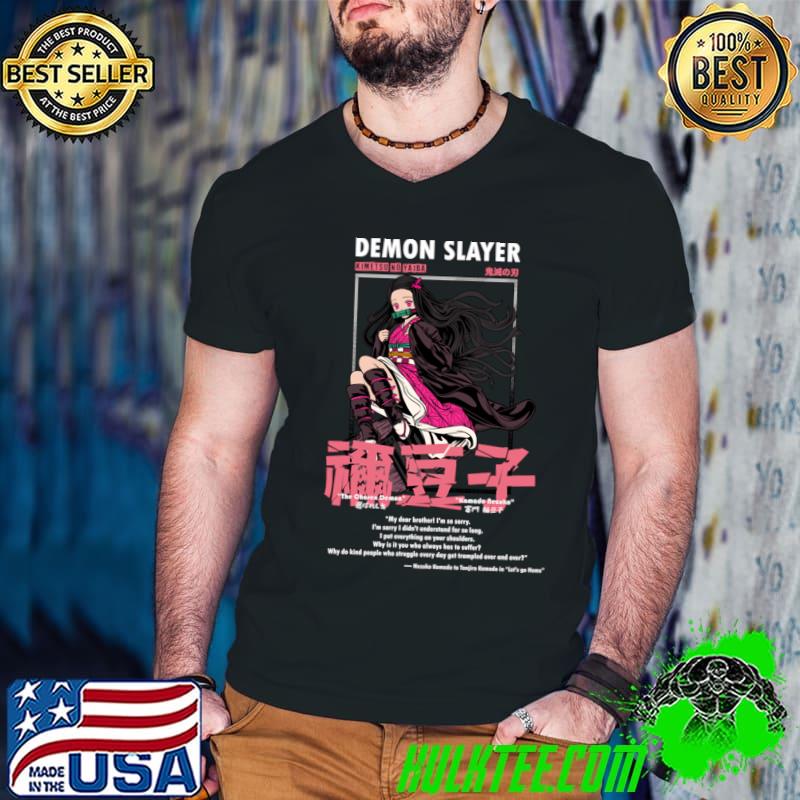 Demon Slayer Nezuko Kamado 2 Poster T-Shirt Demon Slayer Nezuko Kamado 2 Poster T-Shirt