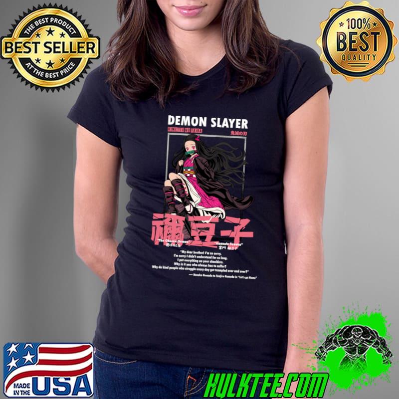 Demon Slayer Nezuko Kamado 2 Poster T-Shirt Ladies Tee Demon Slayer Nezuko Kamado 2 Poster T-Shirt Ladies Tee