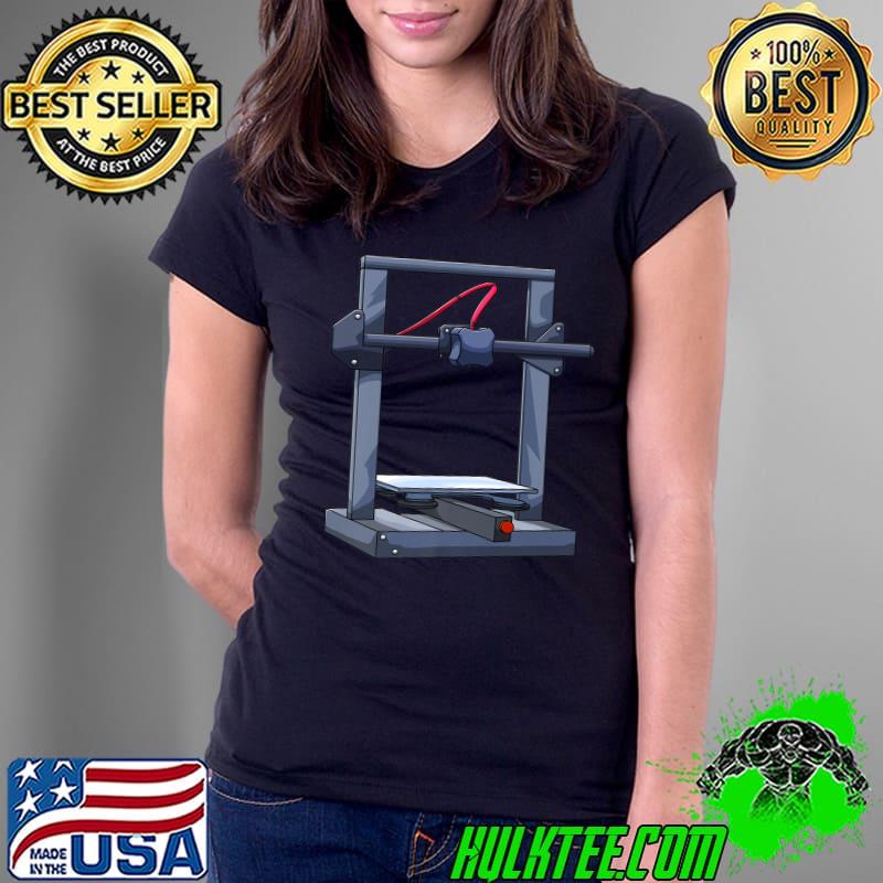 Don't Worry I Can Print A New One 3D Printing T-Shirt Ladies Tee Don't Worry I Can Print A New One 3D Printing T-Shirt Ladies Tee
