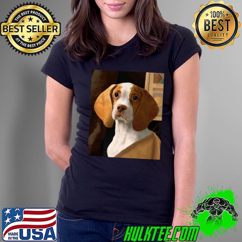For Cute Dog Puppie Fan In Dog Art Style T-Shirt Ladies Tee For Cute Dog Puppie Fan In Dog Art Style T-Shirt Ladies Tee