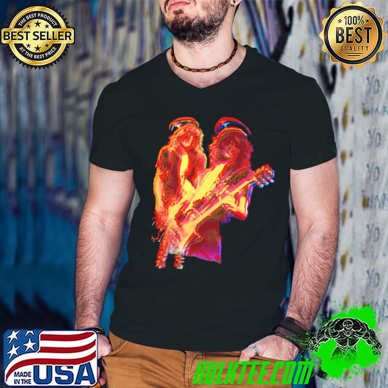 Gifts for music fans jimmy page 1977 classic shirt