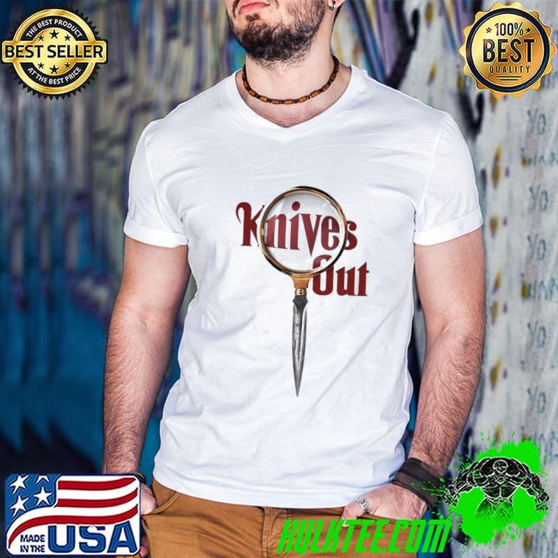 Glass onion movie knives out design shirt