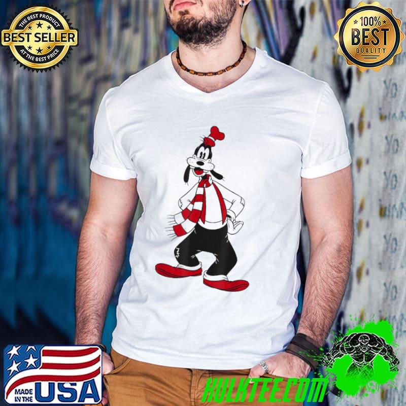 Goofy dog christmas outline disney classic shirt