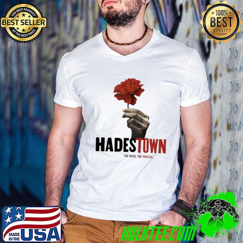 Hadestown the musical broadway musicals hades town flower shirt
