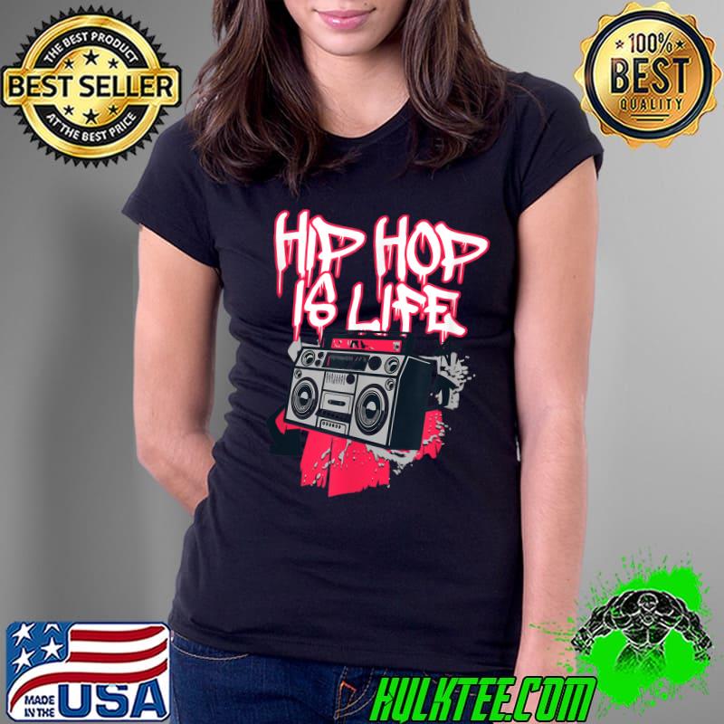 Hip Hop Is Life Dope 90's Color Music T-Shirt