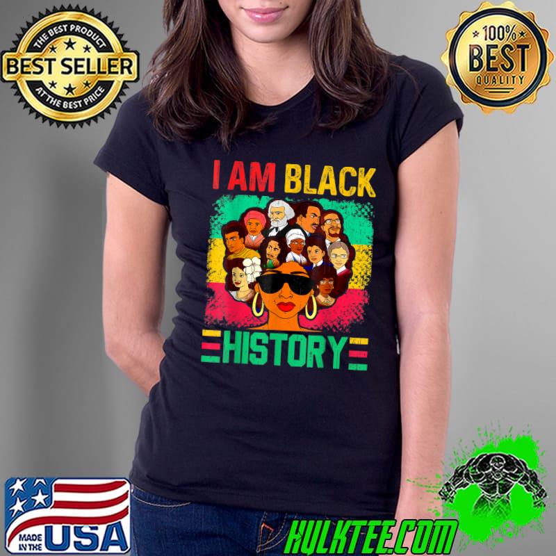 I Am Black History Africa Black Woman African Proud Gifts Vintage T-Shirt