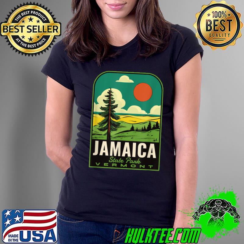 Jamaica State Park Vermont Village Sun Vintage T-Shirt Ladies Tee Jamaica State Park Vermont Village Sun Vintage T-Shirt Ladies Tee