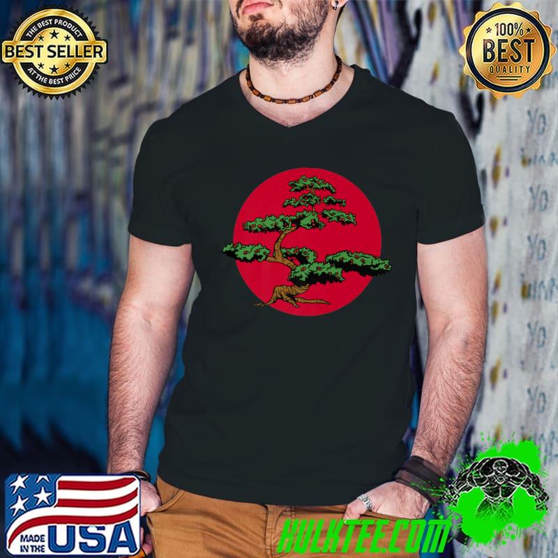 Japanese Bonsai Tree Blood Moon T-Shirt