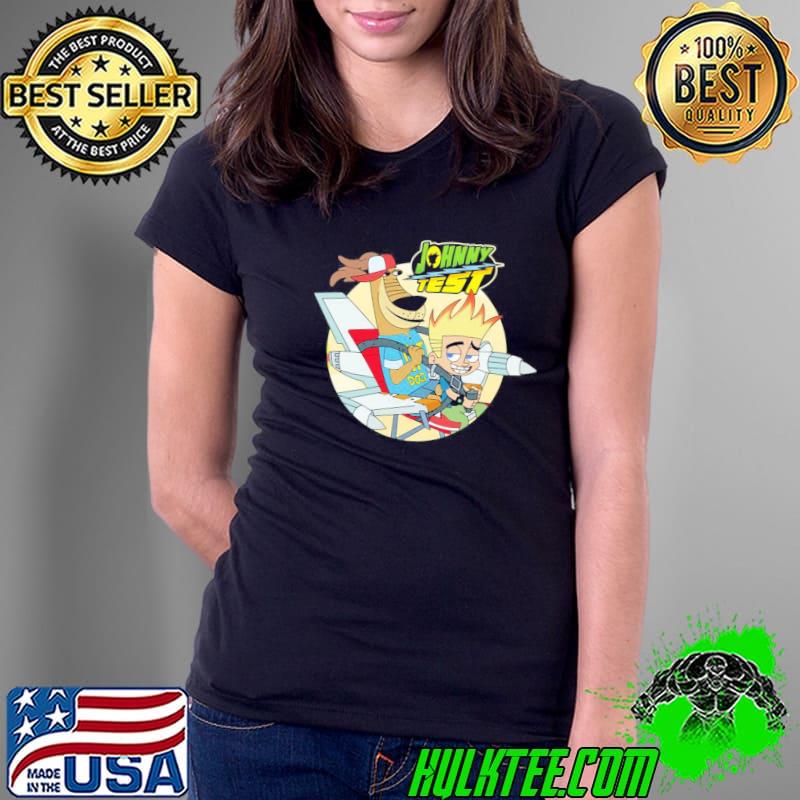 Johnny test on the rocket ship classic shirt
