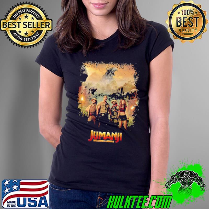JumanjI jungle movie new version the rock shirt
