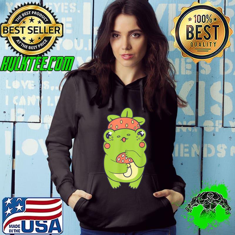 Kawaii Mycology Mushrooms Frog And Mushroom Collectors T-Shirt Hoodie Kawaii Mycology Mushrooms Frog And Mushroom Collectors T-Shirt Hoodie