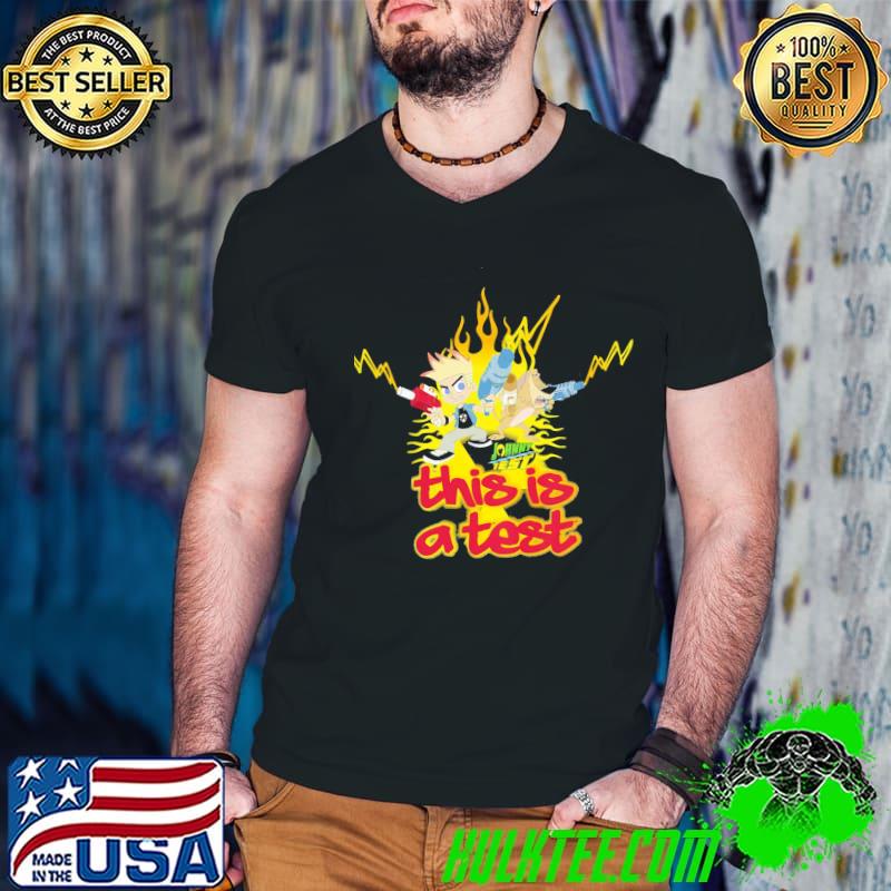 Kids johnny test this is a test png s Guys V Neck Kids johnny test this is a test png s Guys V Neck