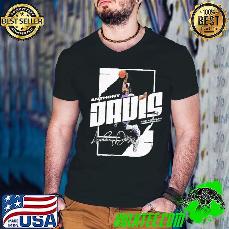 LA los angeles basketball anthony davis stretch retro 90s graphic s Guys V Neck LA los angeles basketball anthony davis stretch retro 90s graphic s Guys V Neck