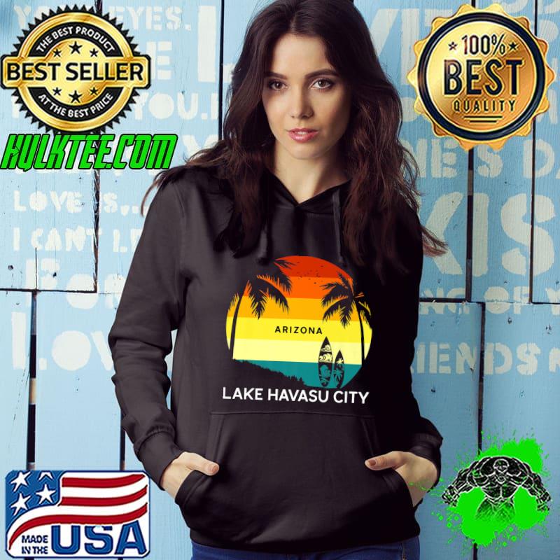 Lake Havasu City Beach Vintage Surf Palm 70s Venice T-Shirt Hoodie Lake Havasu City Beach Vintage Surf Palm 70s Venice T-Shirt Hoodie