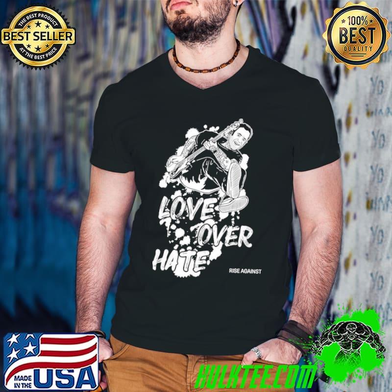 Love lover hate rise against s Guys V Neck Love lover hate rise against s Guys V Neck