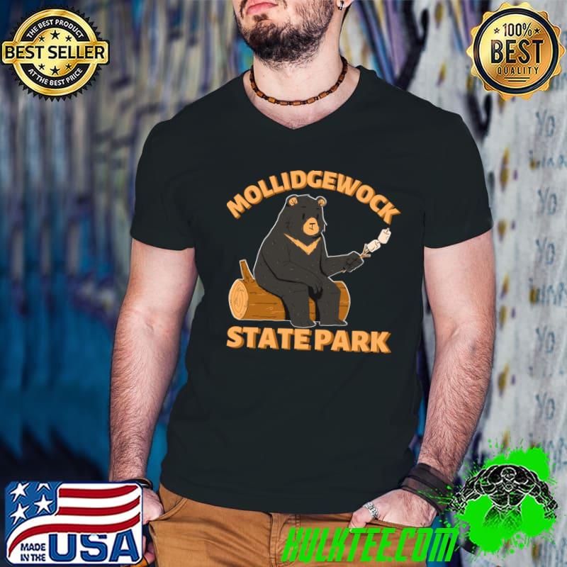 Mollidgewock State Park Camping Bear T-Shirt