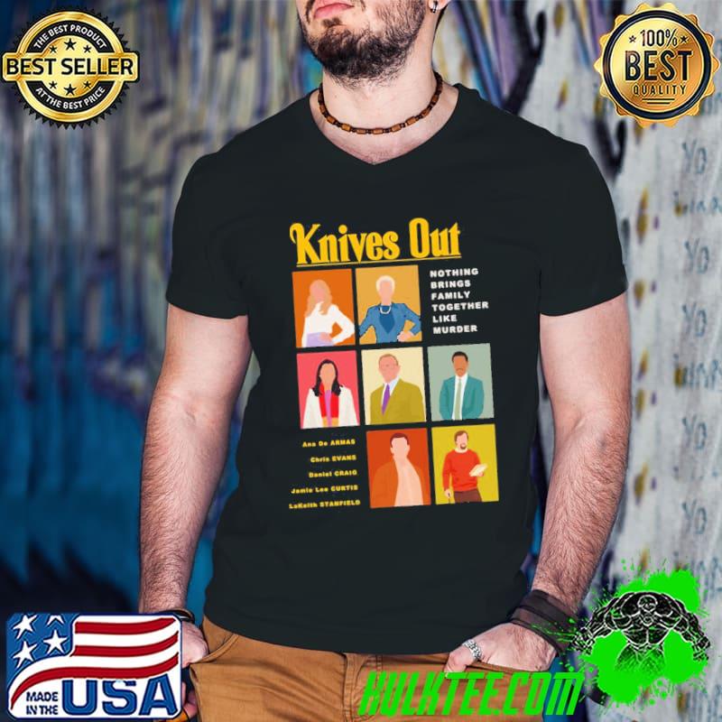 Needed gifts knives out poster design with butcher bloody knife classic shirt
