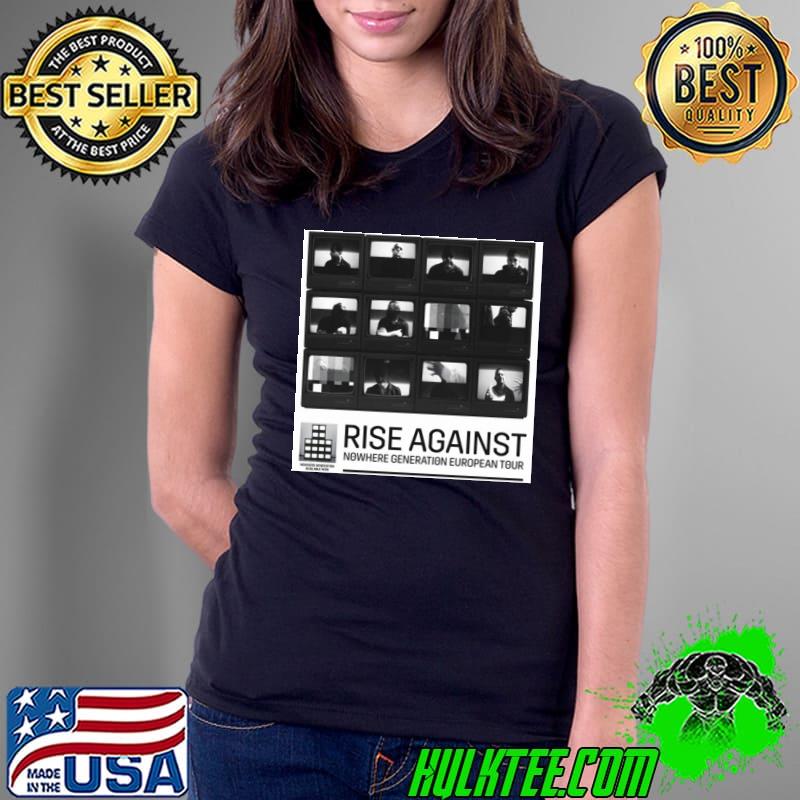 Nowhere generation european tour rise against band shirt