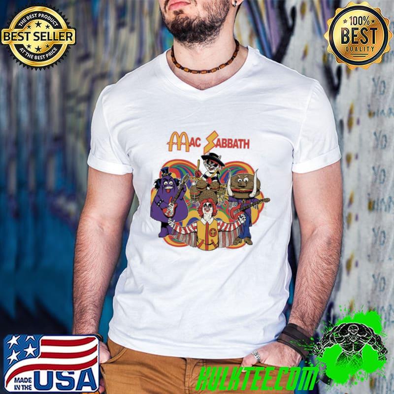 Playing mac sabbath black call me classic shirt