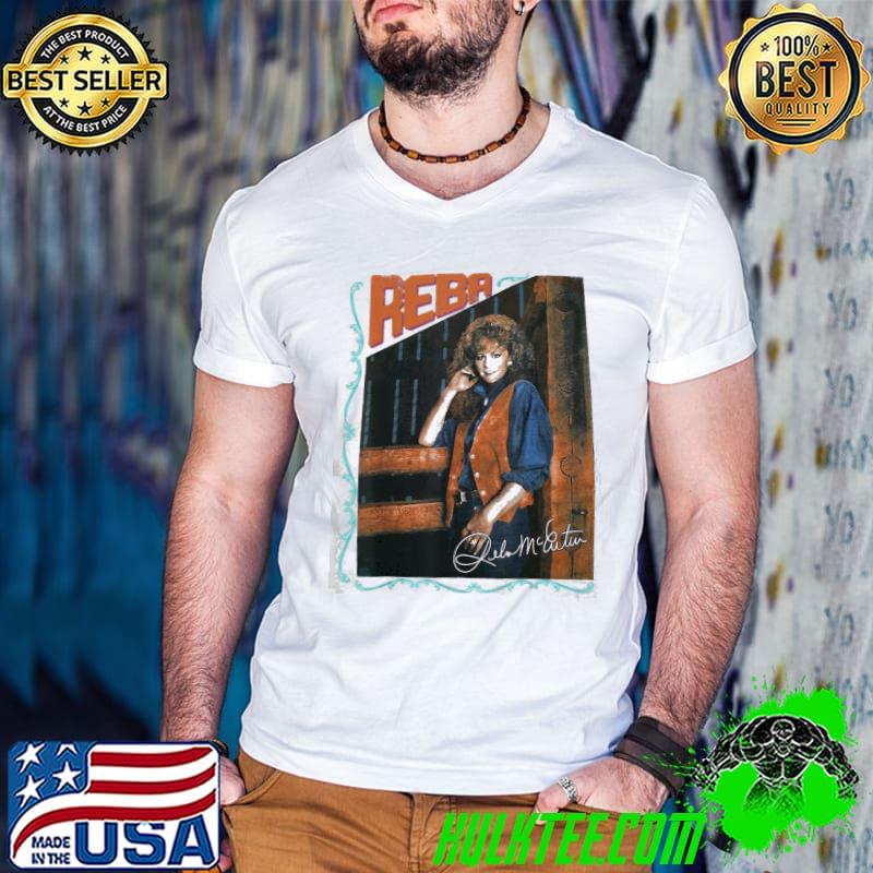 Rebas mcentires pop music legend 70s 80s limited design shirt