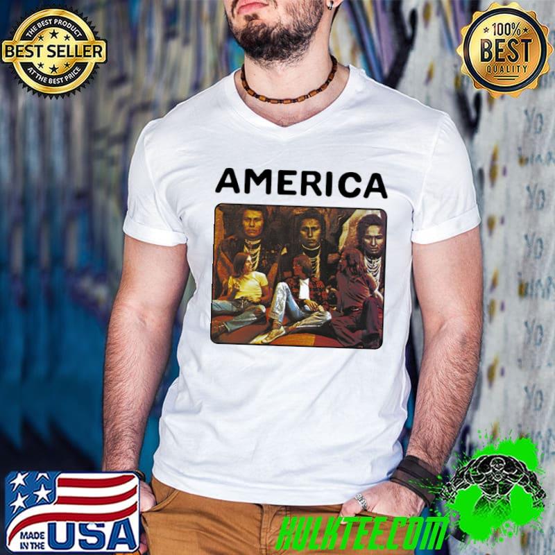 Retro America band rock gift for fans shirt