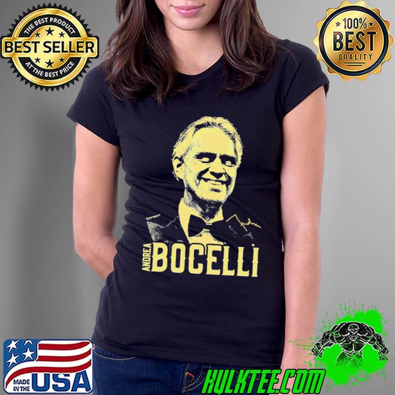 Retro vintage andrea bocellI signature classic s Ladies Tee Retro vintage andrea bocellI signature classic s Ladies Tee