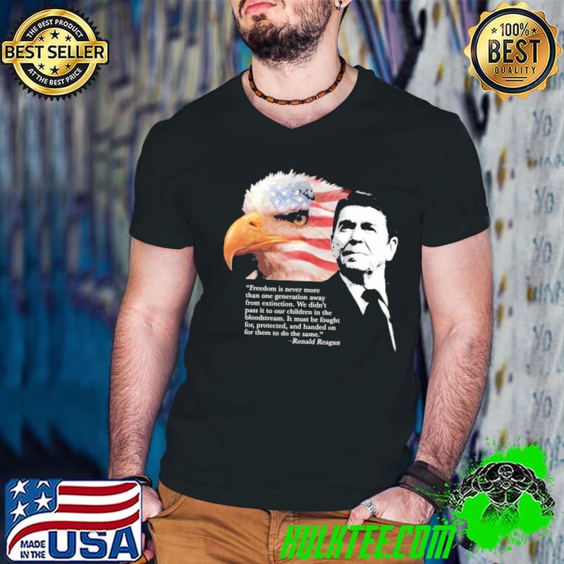 Ronald reagan freedom classic shirt