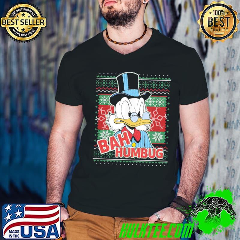 Scrooge mcduck bah hunbug christmas duck shirt