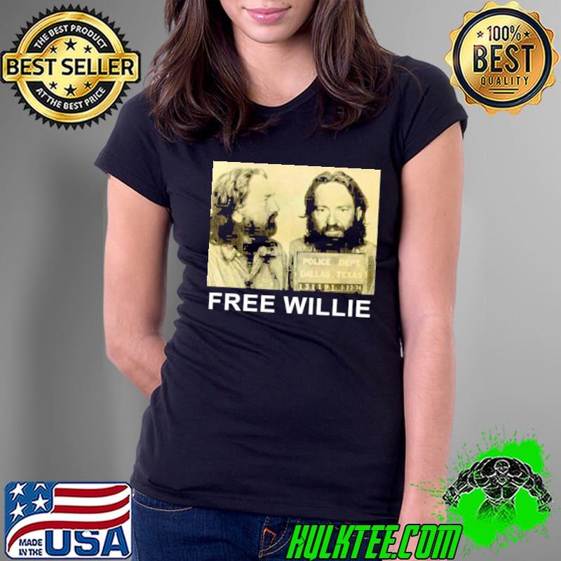 Shot free willie willie nelson s Ladies Tee Shot free willie willie nelson s Ladies Tee
