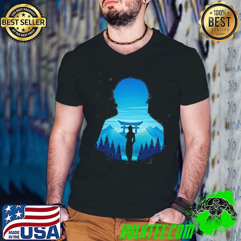 Silhouette toge inumakI classic artwork jujutsu kaisen shirt