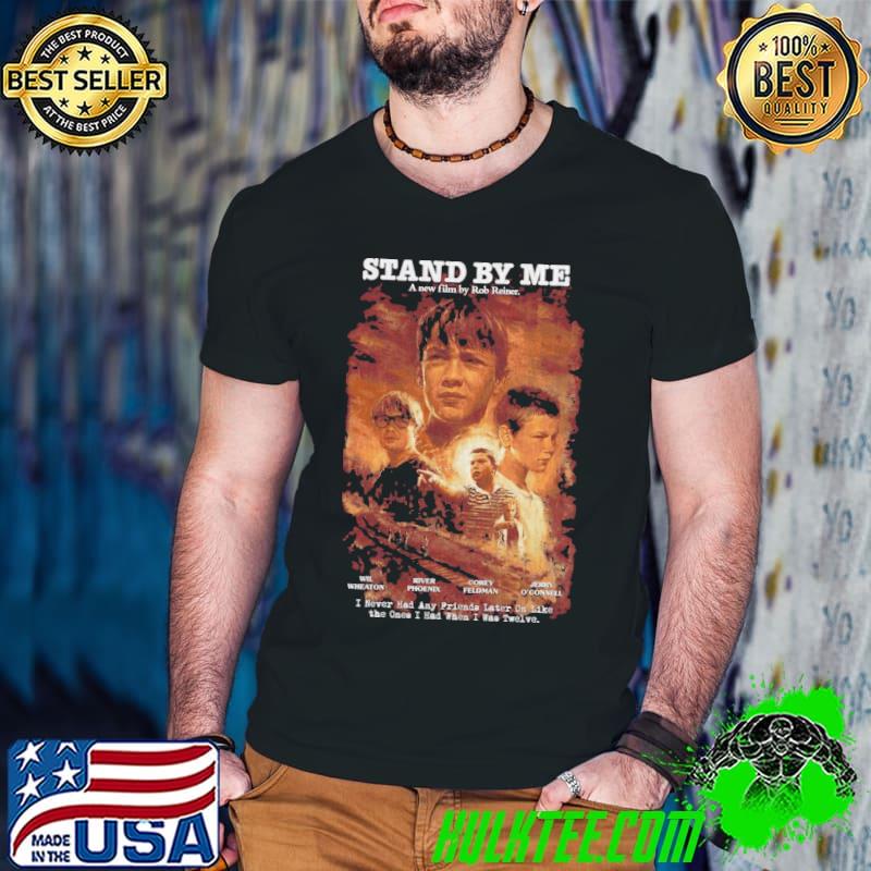 Stand by me distressed 80s cult river phoenix shirt