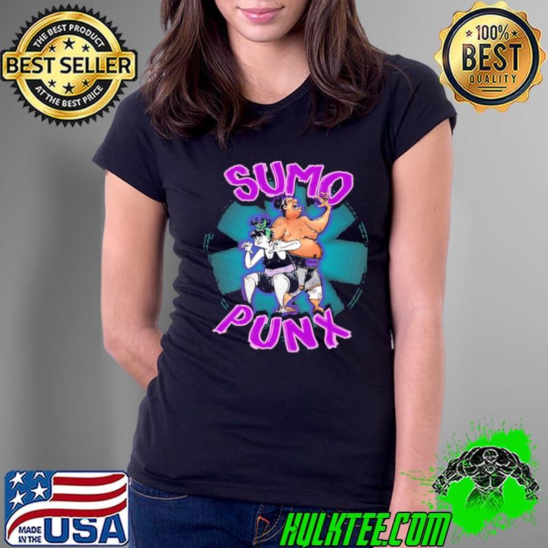 Sumo punx illustrated by movie mulligan classic s Ladies Tee Sumo punx illustrated by movie mulligan classic s Ladies Tee