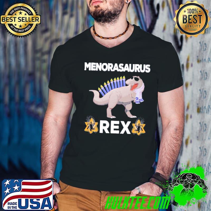 Trexorasaurus rex dinosaur hanukkah shirt