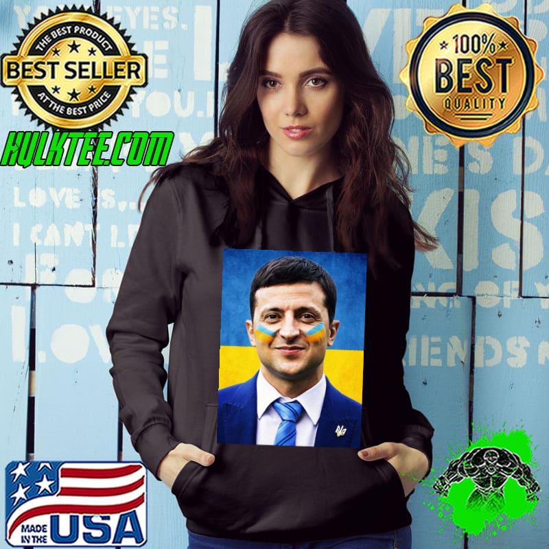 Ukraine flag ukrainian president zelensky hero grunge design s Hoodie Ukraine flag ukrainian president zelensky hero grunge design s Hoodie