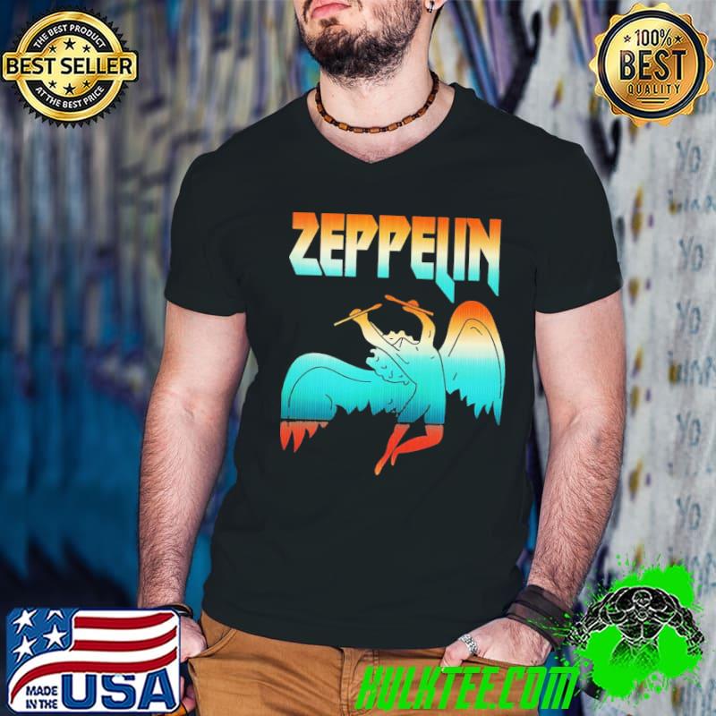 Vintage colored led Zeppelin symbol shirt