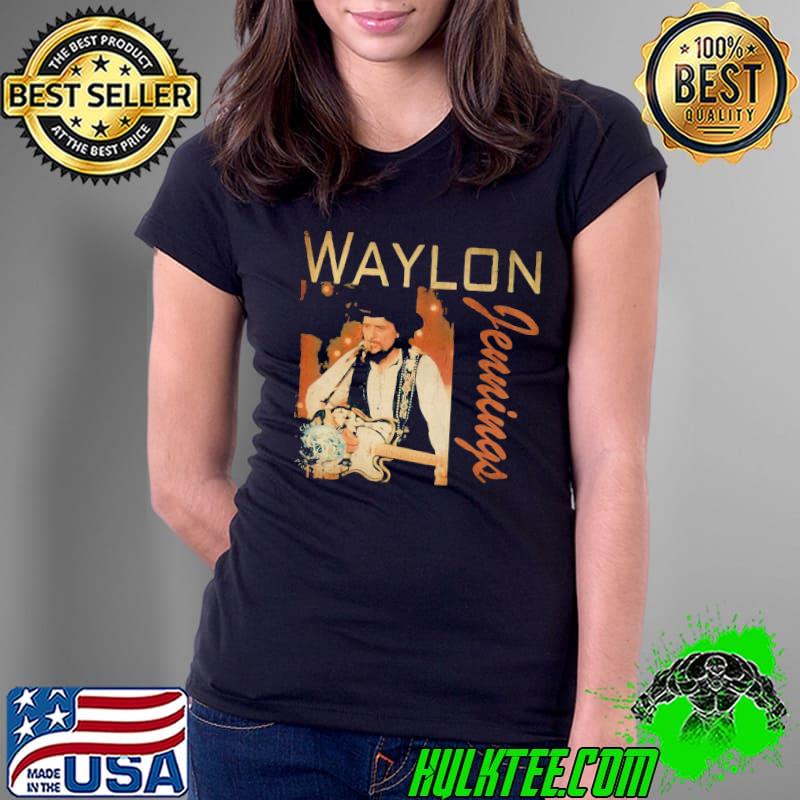 Waylon vintage waylon jennings s Ladies Tee Waylon vintage waylon jennings s Ladies Tee