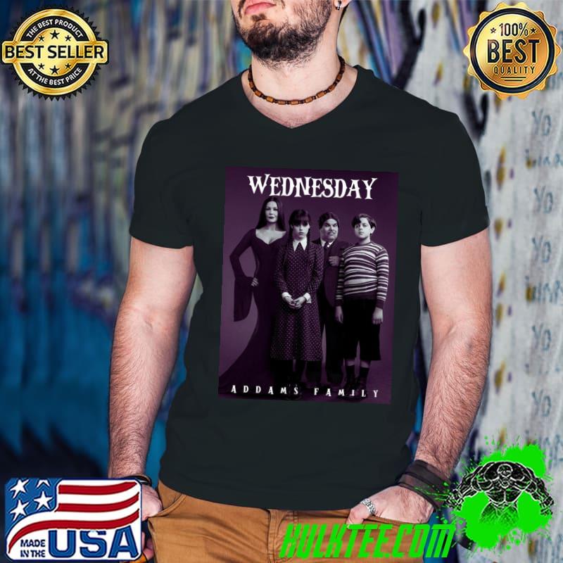 Wednesday addams family all cast 2022 version classic shirt