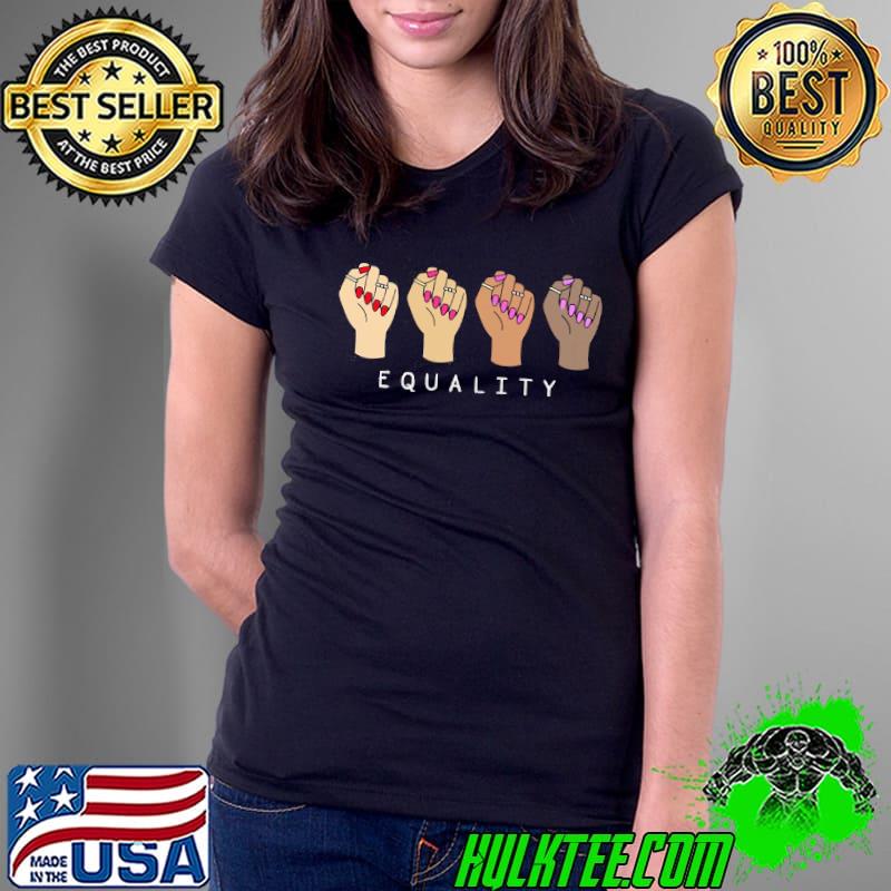 Equality Hands black live matter s Ladies Tee Equality Hands black live matter s Ladies Tee