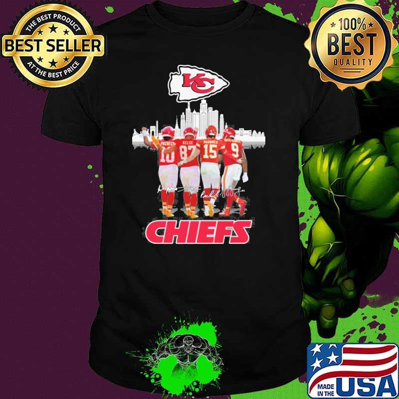 Kansas Chiefs signatures sport shirt