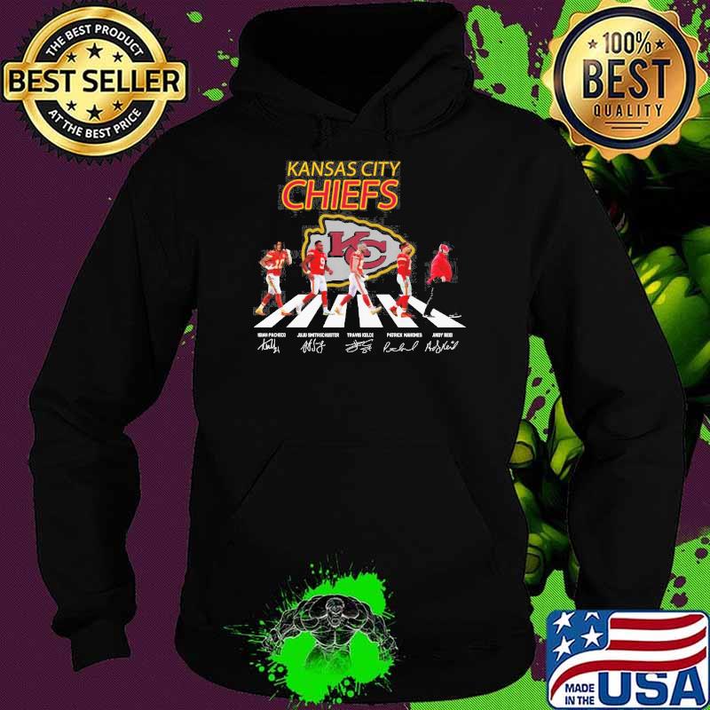 Kansas city Chiefs signatures abbey road s Hoodie Kansas city Chiefs signatures abbey road s Hoodie