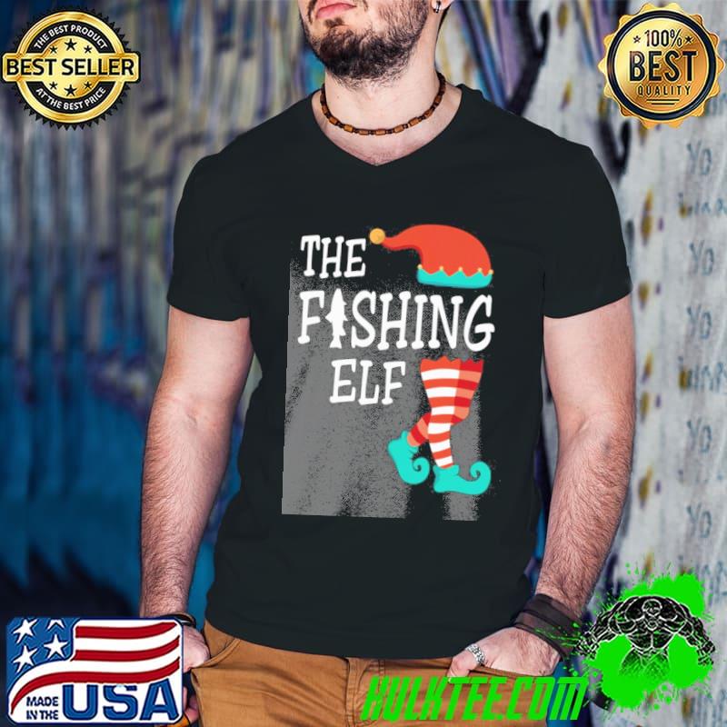 The Fishing Elf Christmas shirt