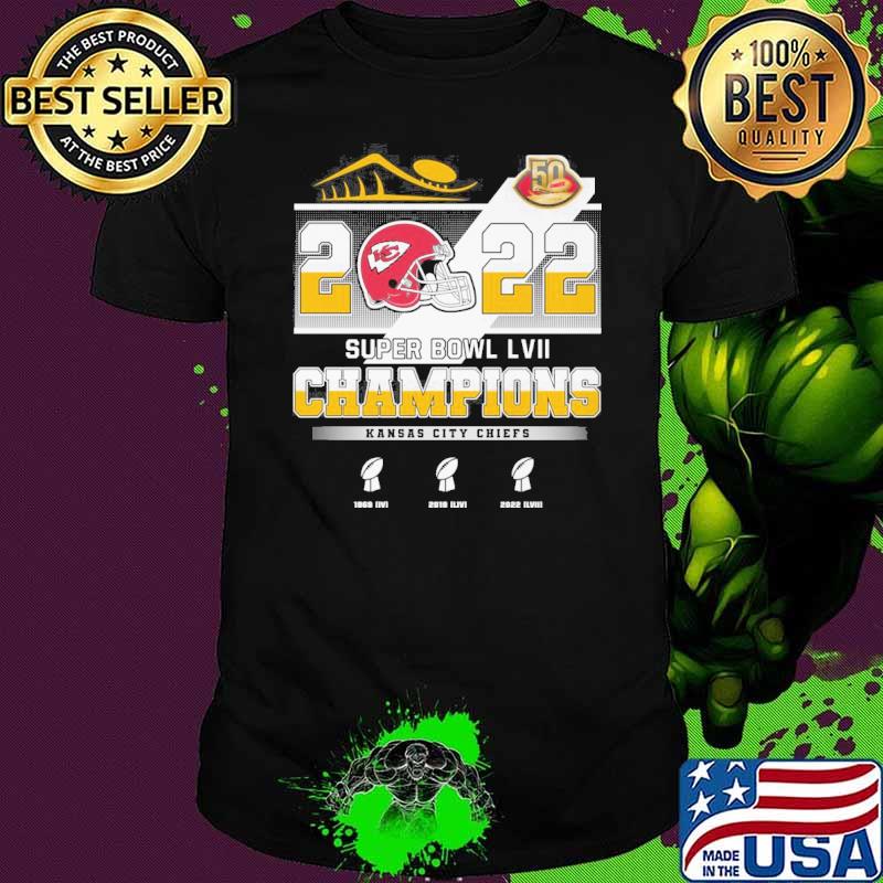 2022 super bowl LVII champions Kansas city Chiefs shirt