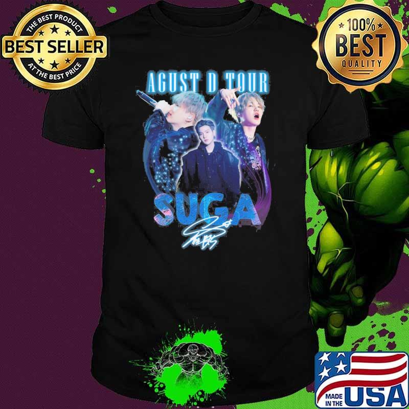Agust D tour Suga signature shirt