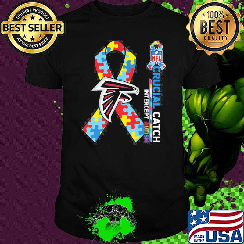 Atlanta Falcons Crucial catch intercept Autism NFL shirt