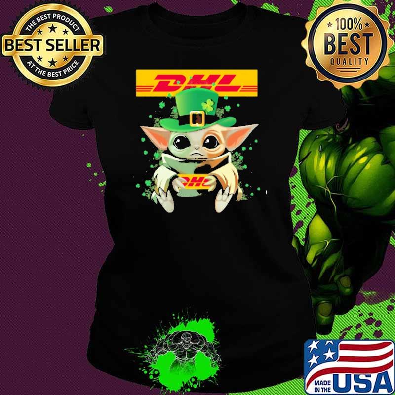 Baby yoda hug DHL St.Patrick's day s Ladies tee Baby yoda hug DHL St.Patrick's day s Ladies tee