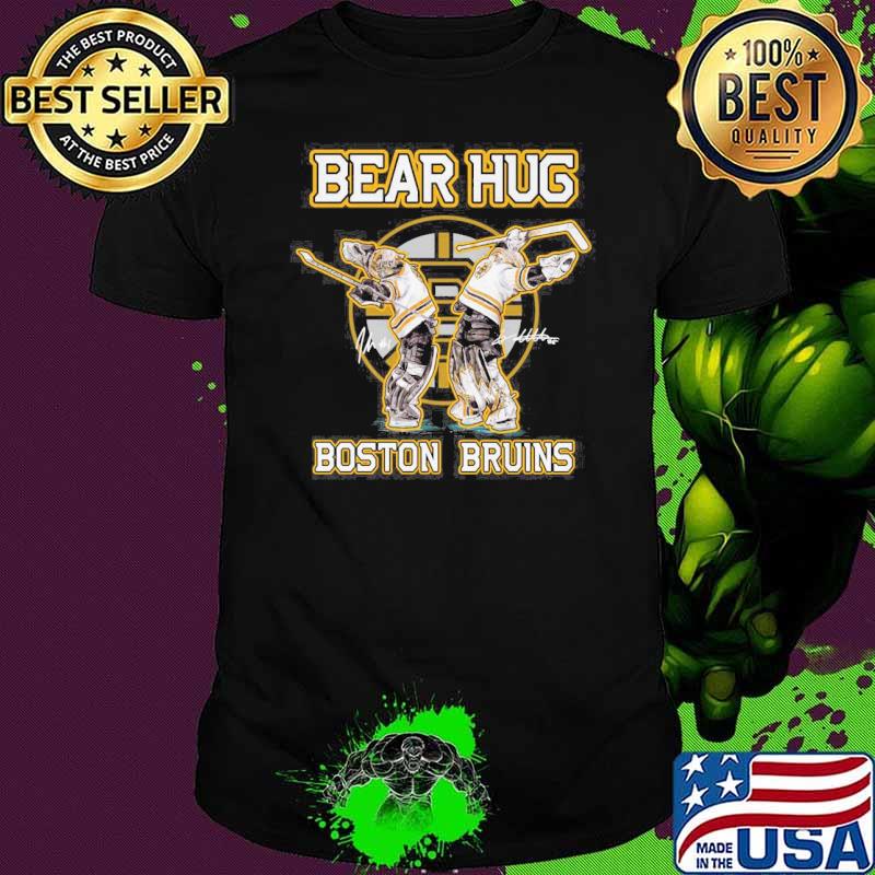 Bear hug Boston Bruins signatures shirt