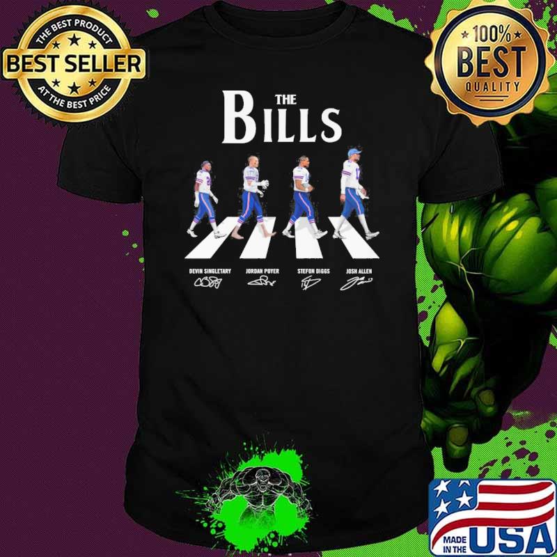 Buffalo Bills Walking Abbey Road NFL shirt