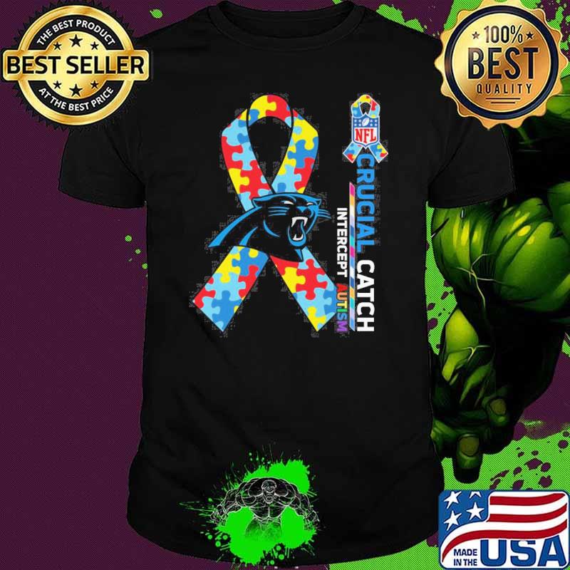 Carolina Panthers Crucial catch intercept Autism NFL shirt