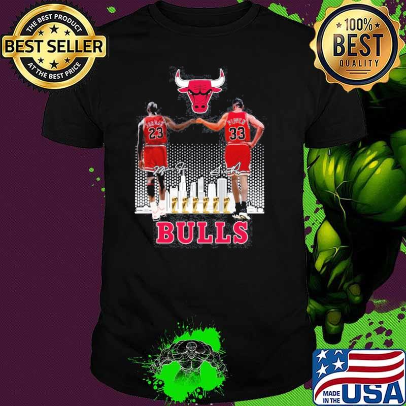 Chicago Bulls Jordan signatures shirt